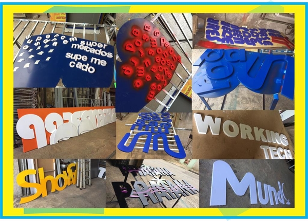 Letras Recortadas em PVC