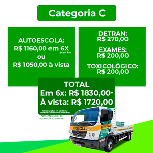 CNH Categoria C - Caminhão