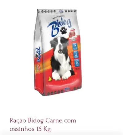 Ração Bidog Carne com Ossinho 15kg