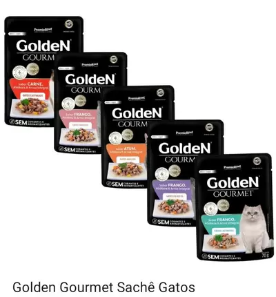 Sachê Golden para Gato