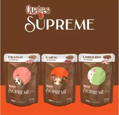 Sachê Quatree Supreme para Cachorro