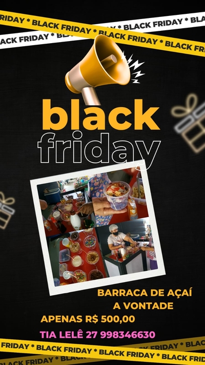Aluguel de Barraca do Açaí