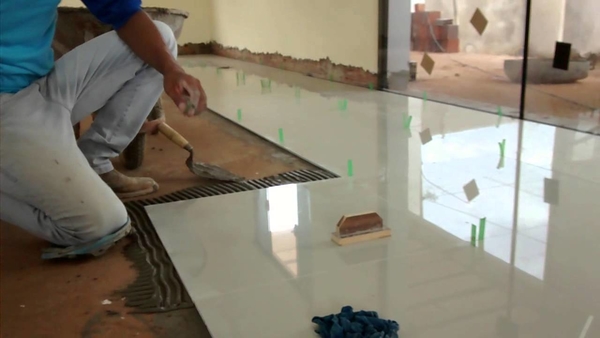 Assentamento de Porcelanato