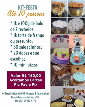 Kit Festa 10 pessoas